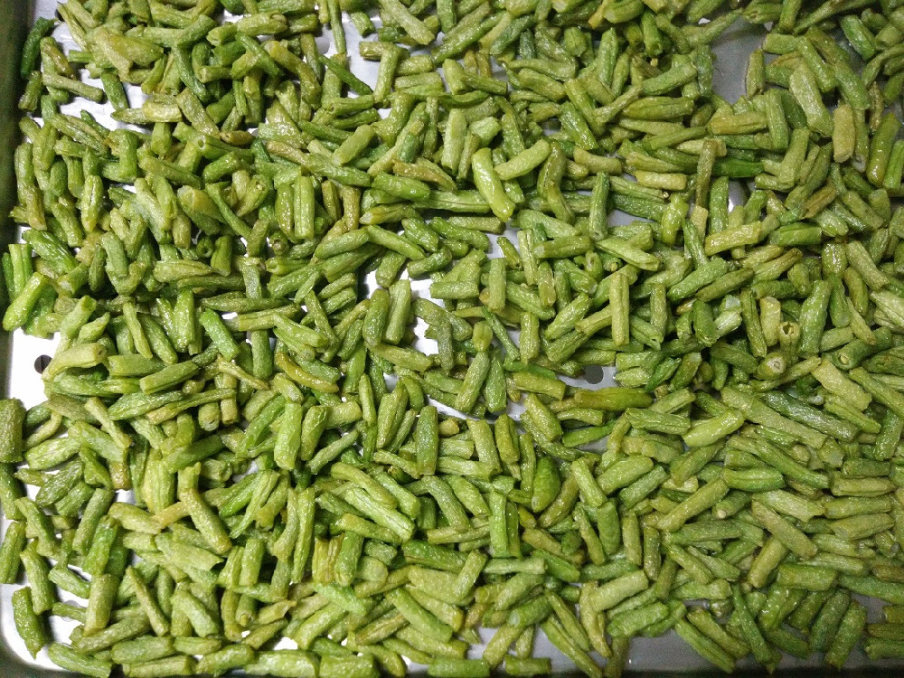 冷凍インゲン豆揚げ